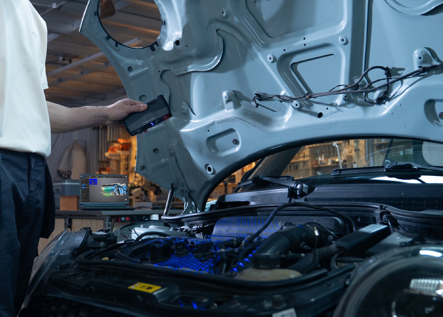 Numérisation laser sans marquage